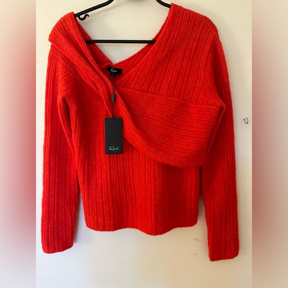 RAILS ~ FLORENCE SWEATER TOP in Flame - Picture 10 of 11